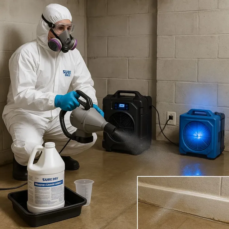 Sanitization and Odor Removal process in Shelby, MI