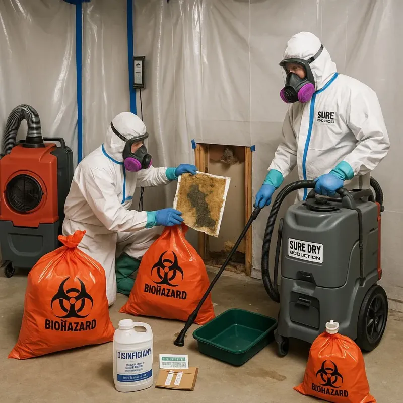 Contaminated Water Handling Protocols process in Shelby, MI